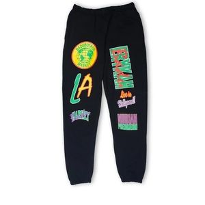 NWT LARGE CHINATOWN MARKET BADUBOTRON JOGGERS/SWEATPANTS $95 MSRP